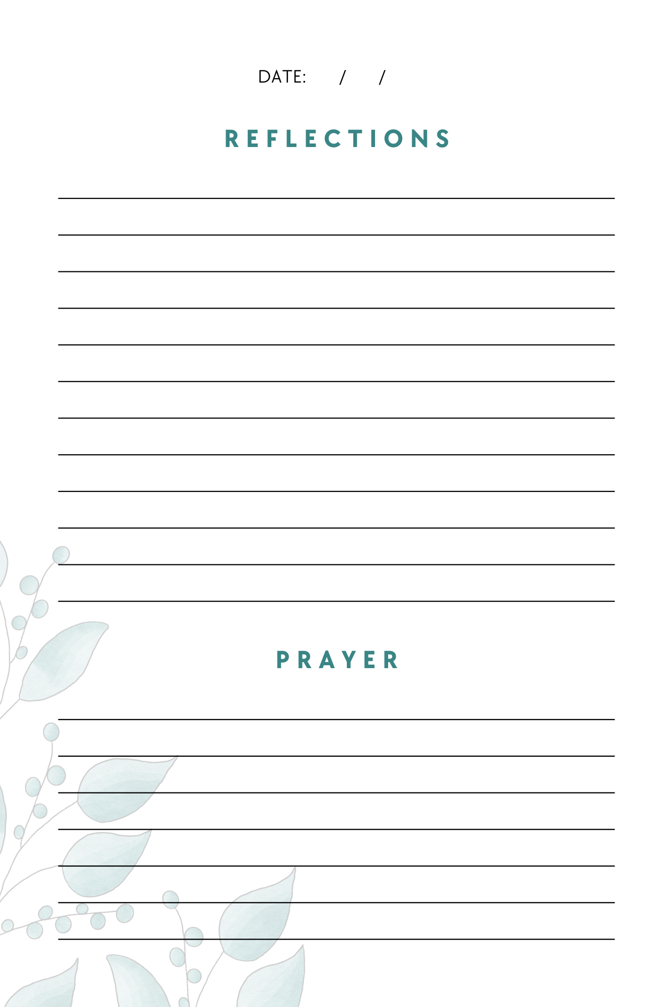 Vision & Faith: A Scripture Reflection Journal