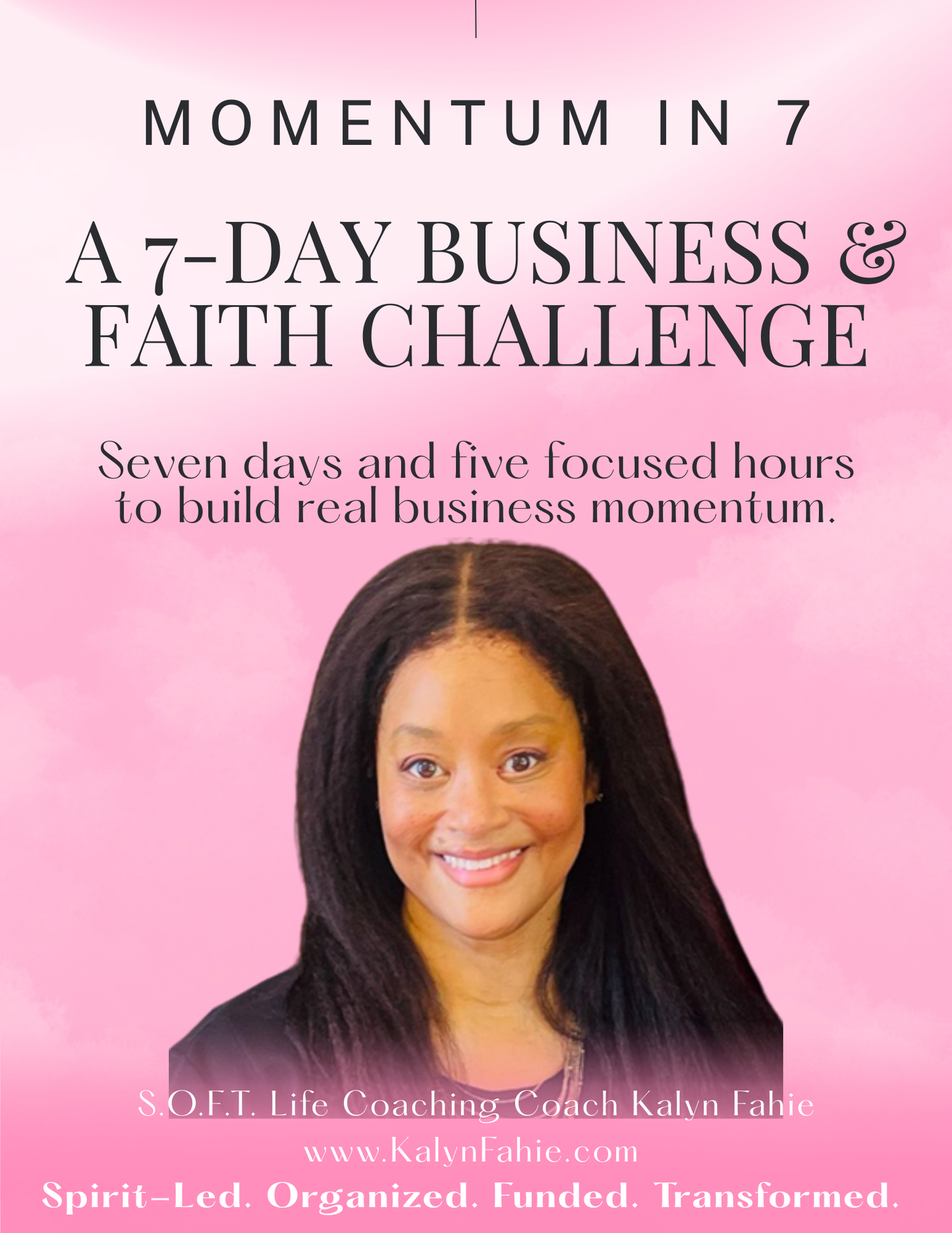 Momentum in 7: A 7-Day Business and Faith Challenge for Christian Women Entrepreneurs