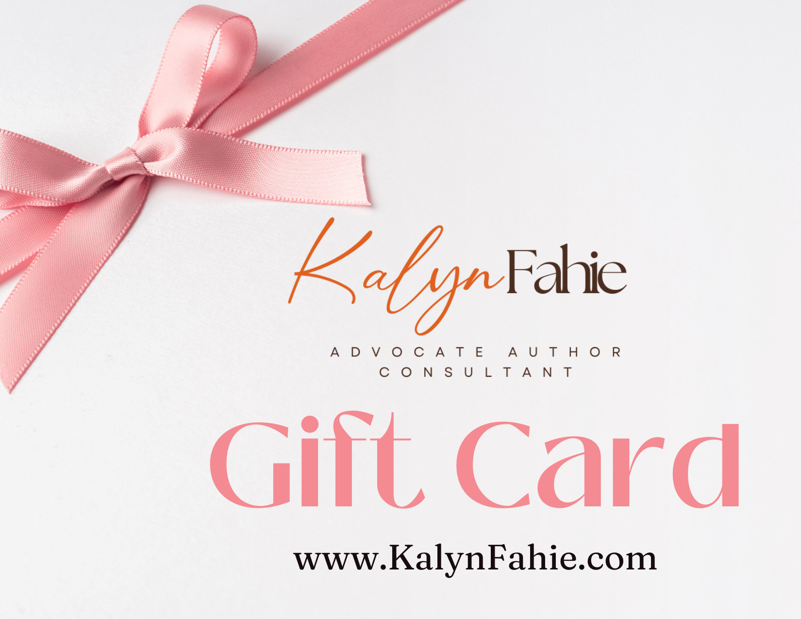 Kalyn Fahie Digital Gift Card